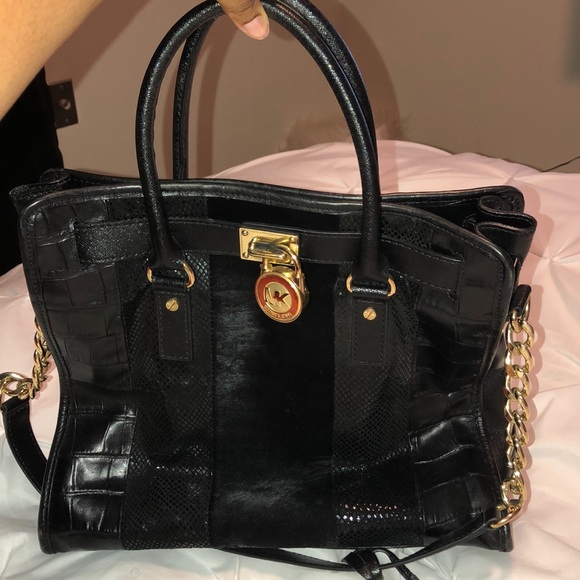 Michael Kors Hamilton Mixed Media Tote